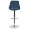 Flash Furniture Contemporary Blue Fabric Adjustable Height Barstool with Chrome Base CH-182050X000-BLFAB-GG - alternate 3